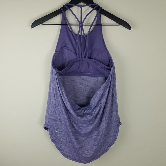 lululemon athletica Tops - LULULEMON Raise The Barre Tank | Heathered Viola 6